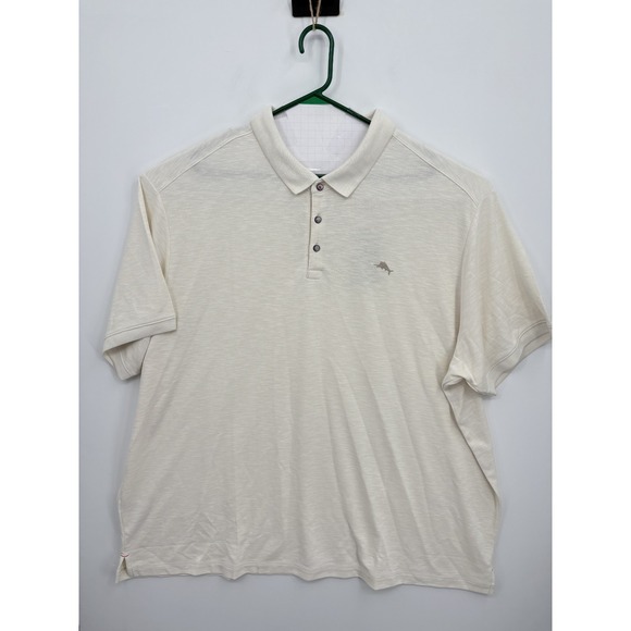 Tommy Bahama Other - TOMMY BAHAMA VIA VERDE CREAM WHITE ISLAND ZONE POLO SHIRT 4XLB, BIG, NWT!, $118